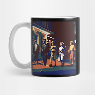 Mid-Century Trick or Treating Mug